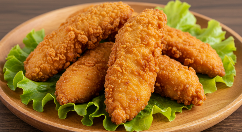 Enjoy restaurant-quality crispy chicken tenders right from your kitchen!
