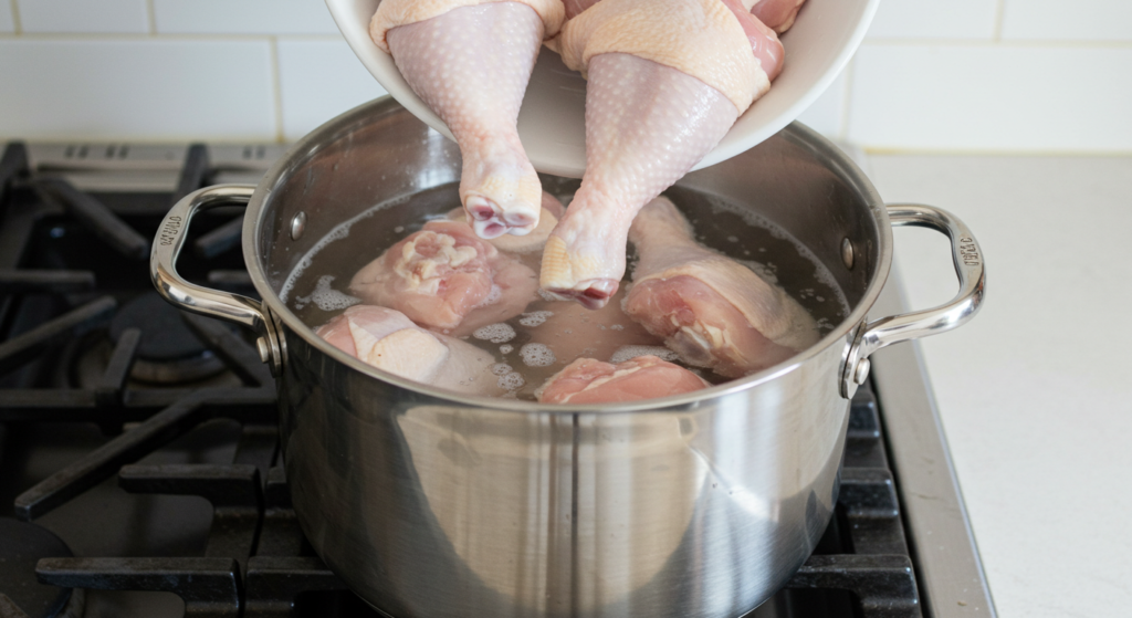 Quick and tasty chicken spaghetti for dinner inspiration.