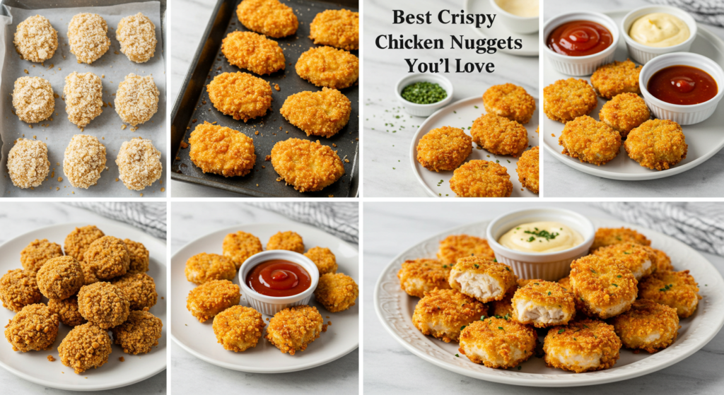 "Golden, crispy chicken nuggets – better than fast food!"
